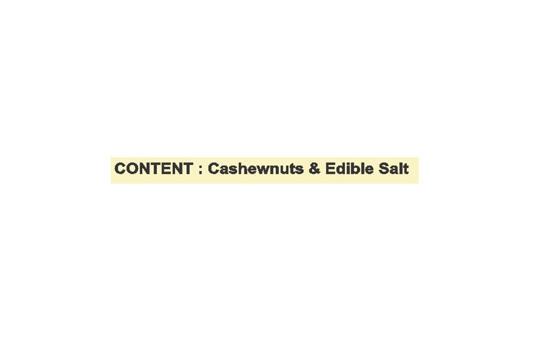 D'nature Fresh Roasted & Salted Cashewnuts    Pack  180 grams